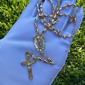 Catholic Rosary Tricolor for him or her
